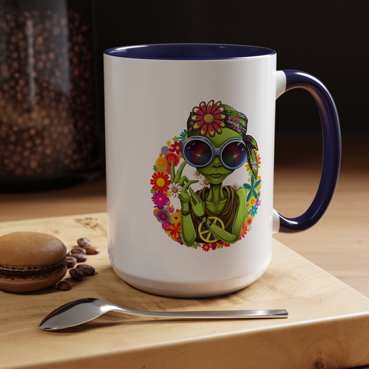 Alien Mug - Peace Hippy Alien