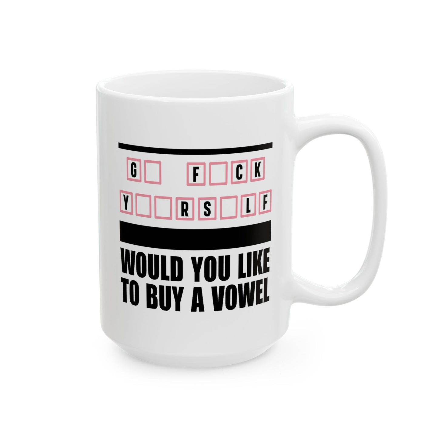 Adult Mug - Would You Like To Buy A Vowel