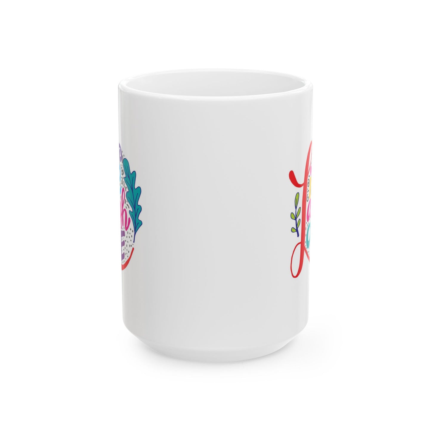 Wellness Mug - Live Laugh Love Circle