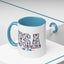 4th of July Mug - USA EST 1776 Floral