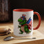 4th of July Mug - T Rex Dinosaur USA Flag