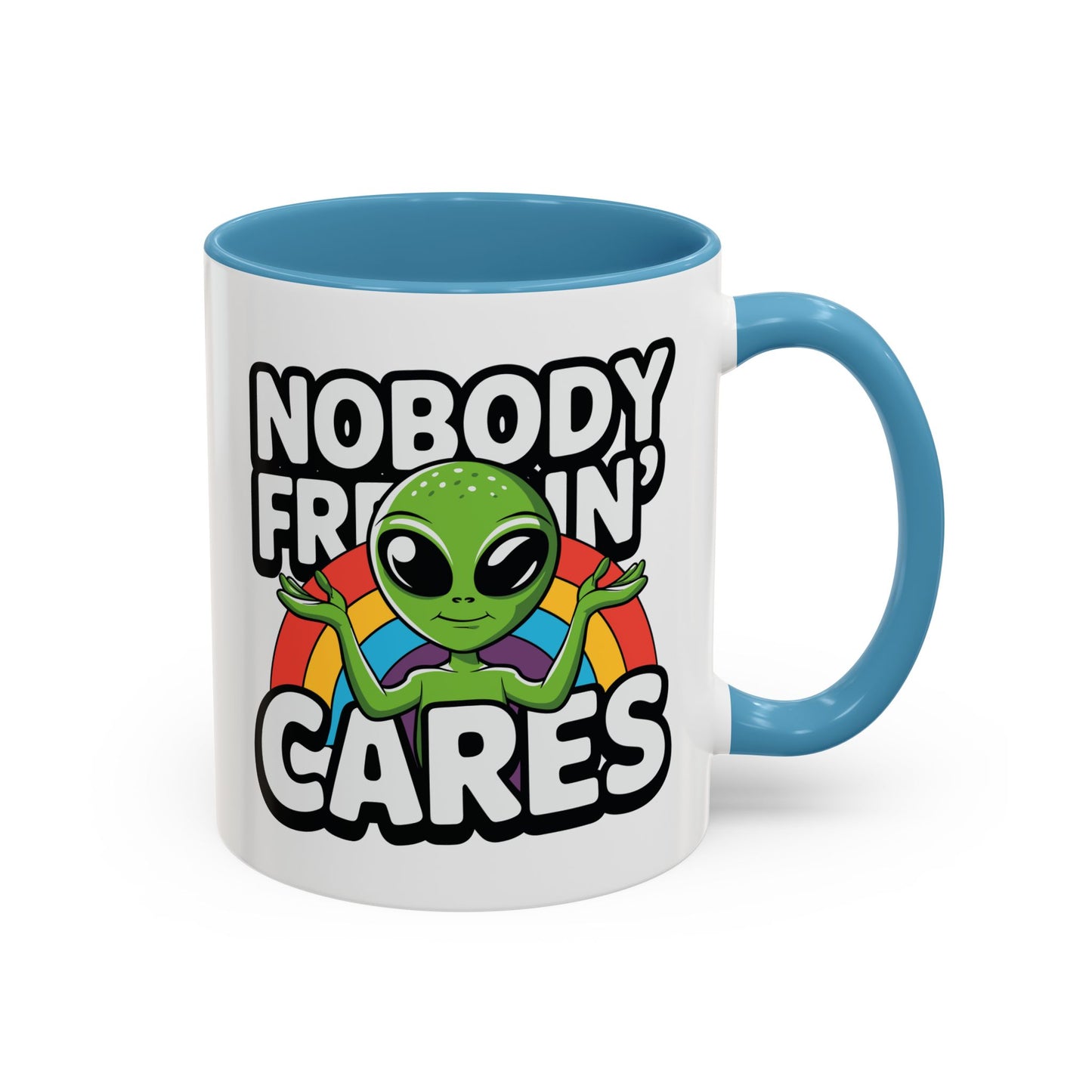 Alien Mug - Nobody Freakin Cares