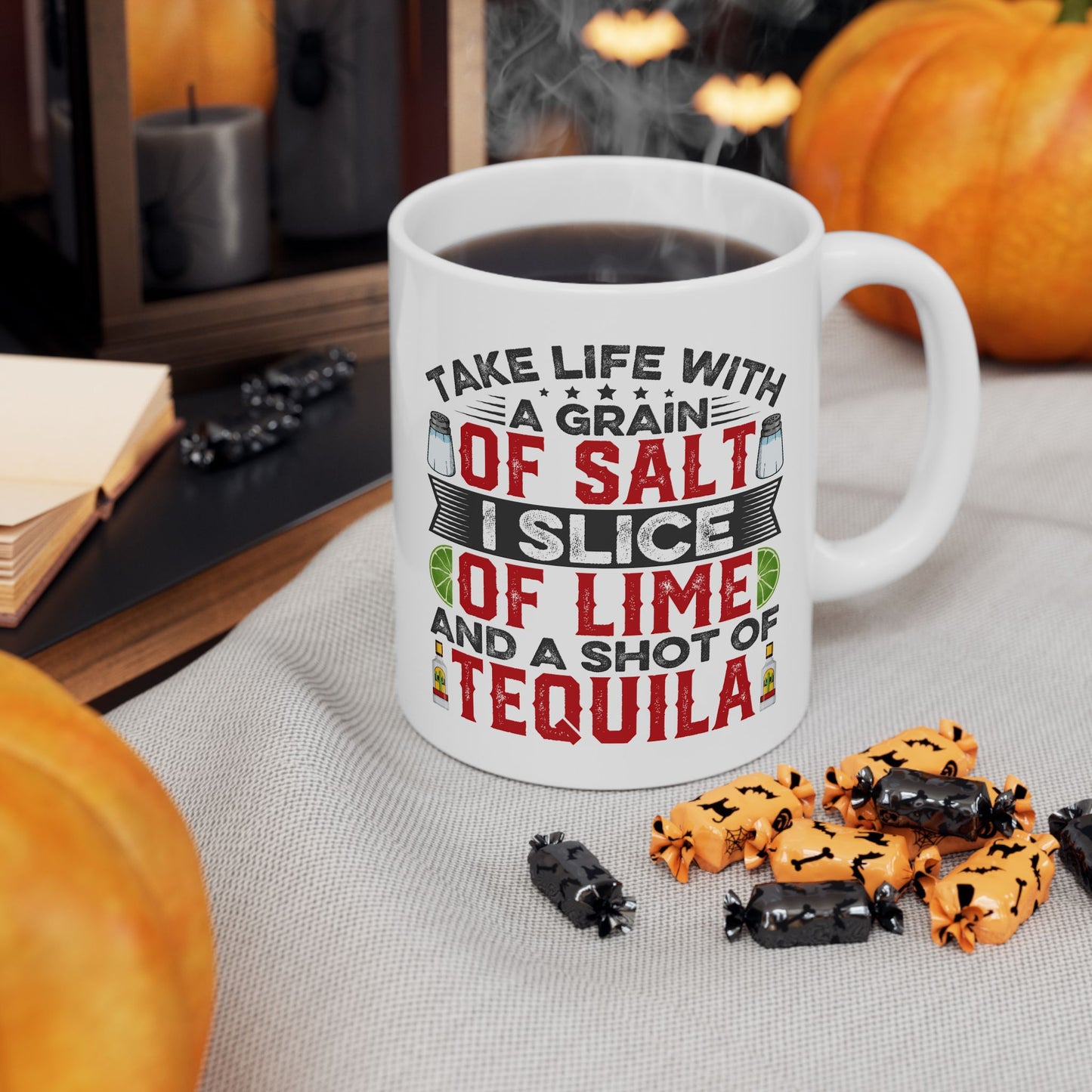 Humor Mug - Take Life With a Grain of Salt