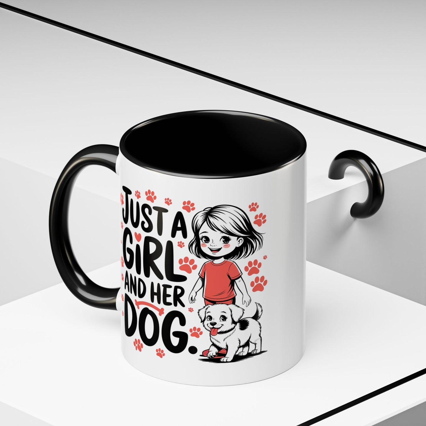 Animal Mug - Just a Girl and Her Dog