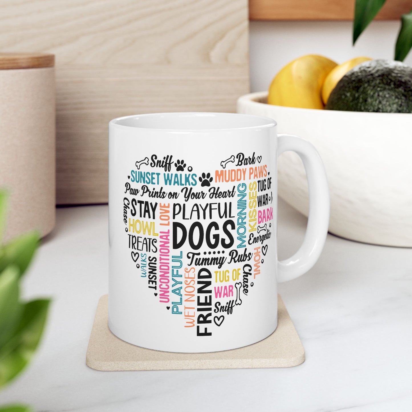 Animal Mug - Dog Mom Heart