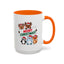 Christmas - Merry Christmas Red & Green Text Reindeer Penguin Bear Fox