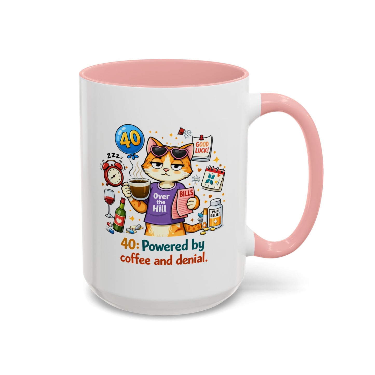 Birthday Mug - 40 Powered By