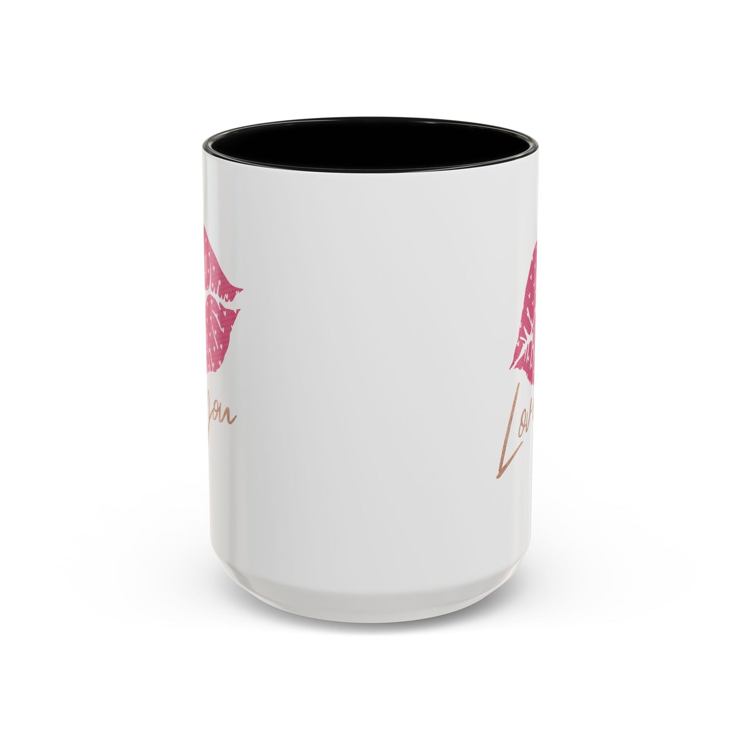 Valentine's Day Mug - Love You Lips Kiss