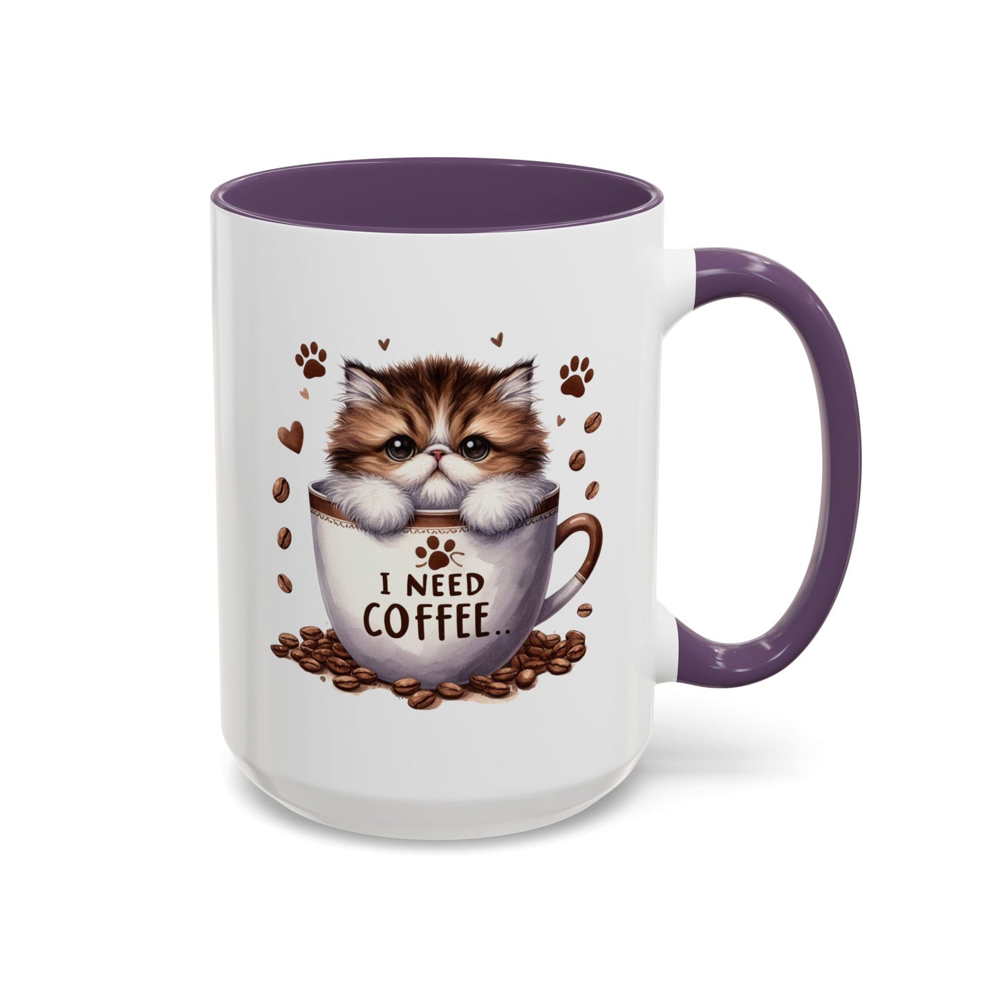 Animal Mug - I Need Coffee Kitten