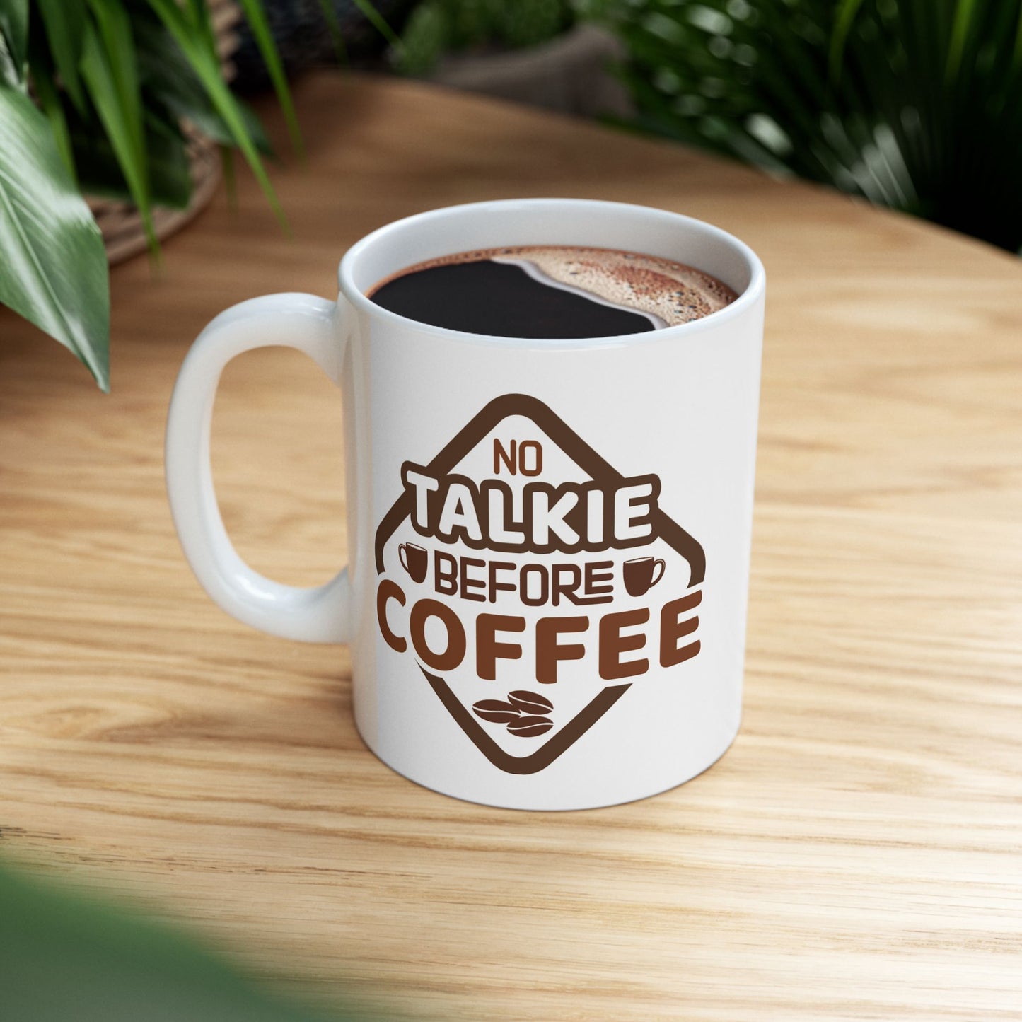 Humor Mug - No Talkie Before Coffee