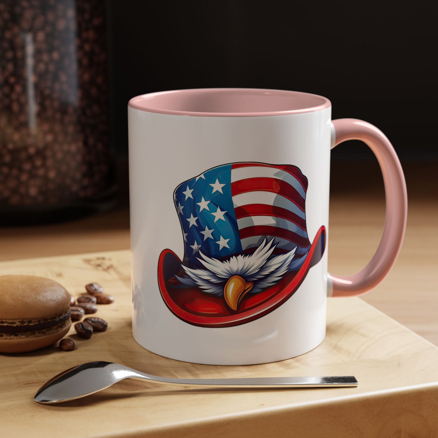 4th of July Mug - Bald Eagle American Hat