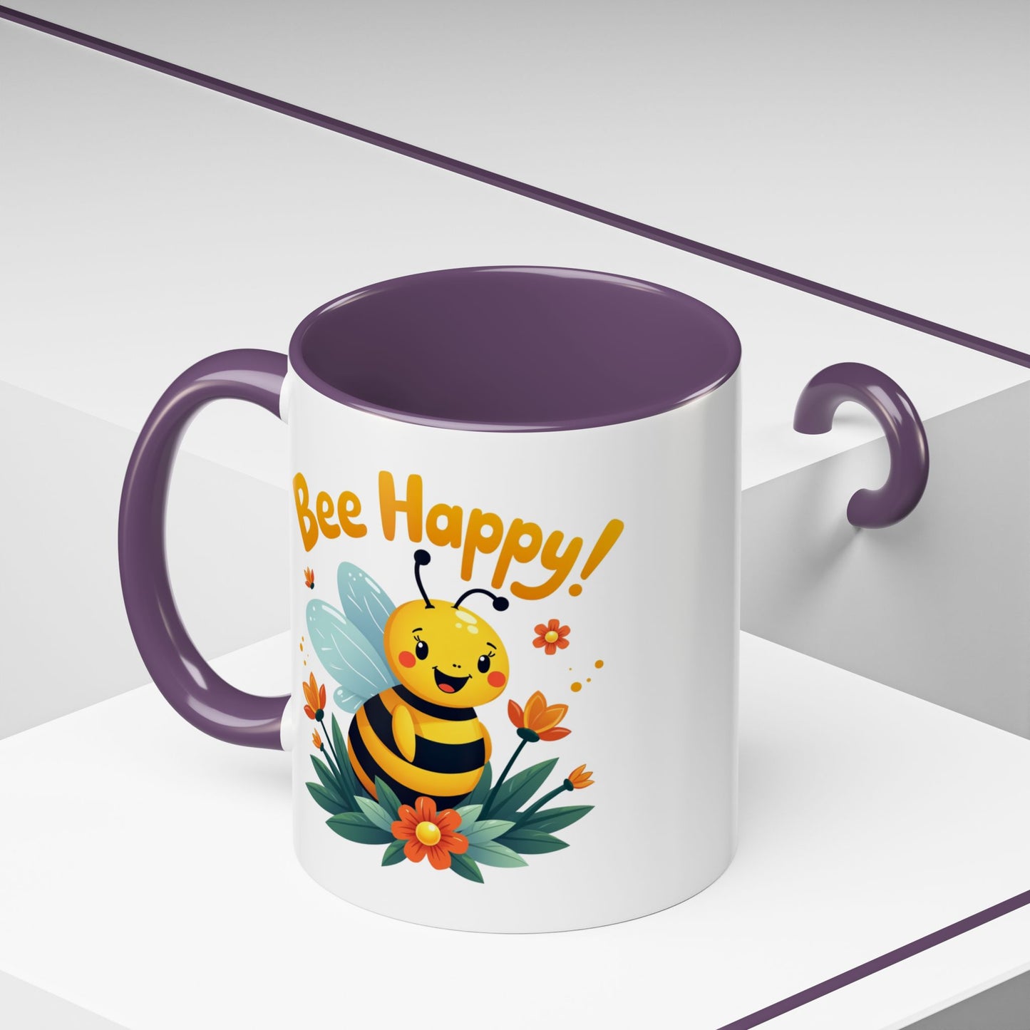 Motivation Mug - Bee Happy