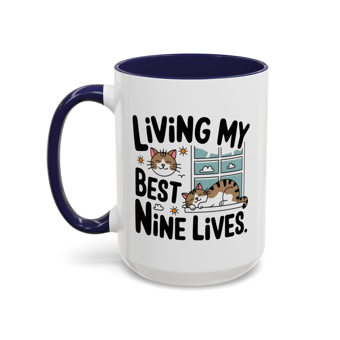 Animal Mug - Living My Best Nine Lives