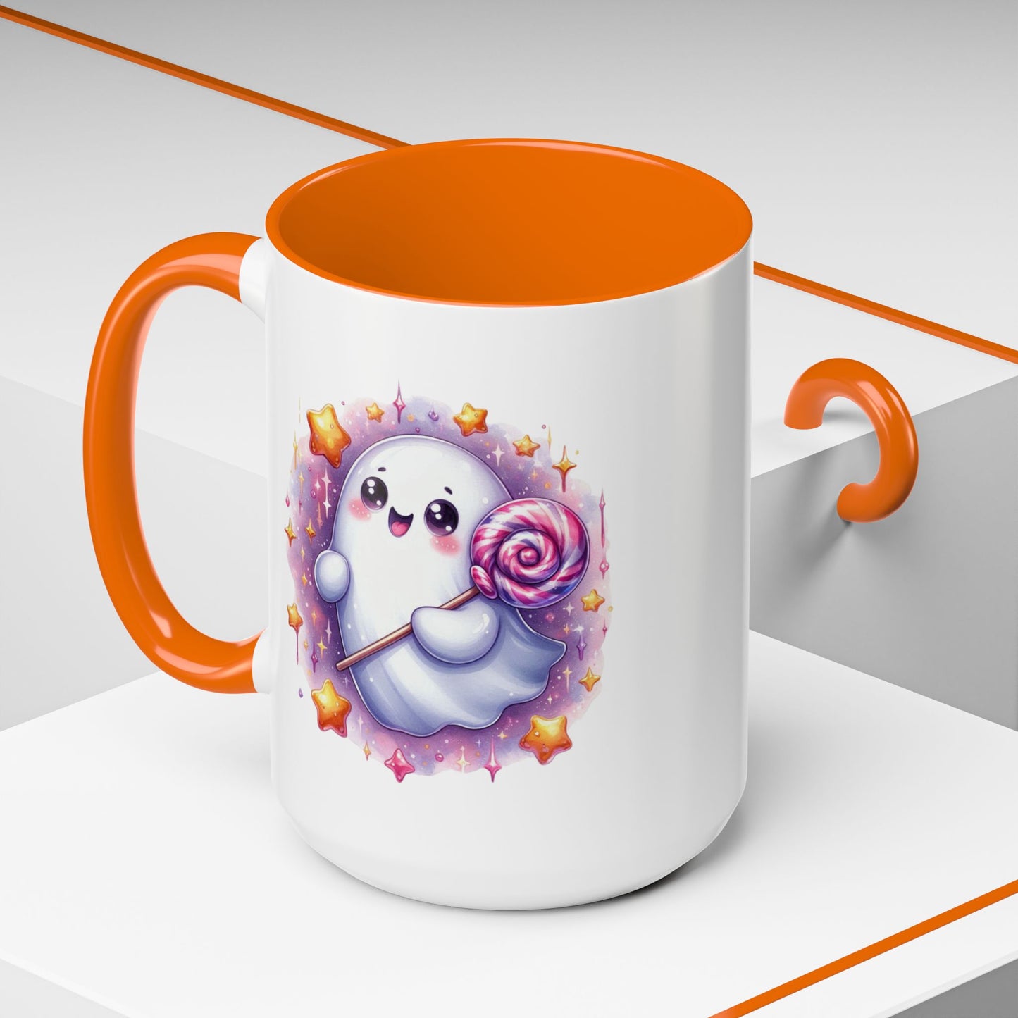 Halloween Mug - Spooky Ghost With Lolly