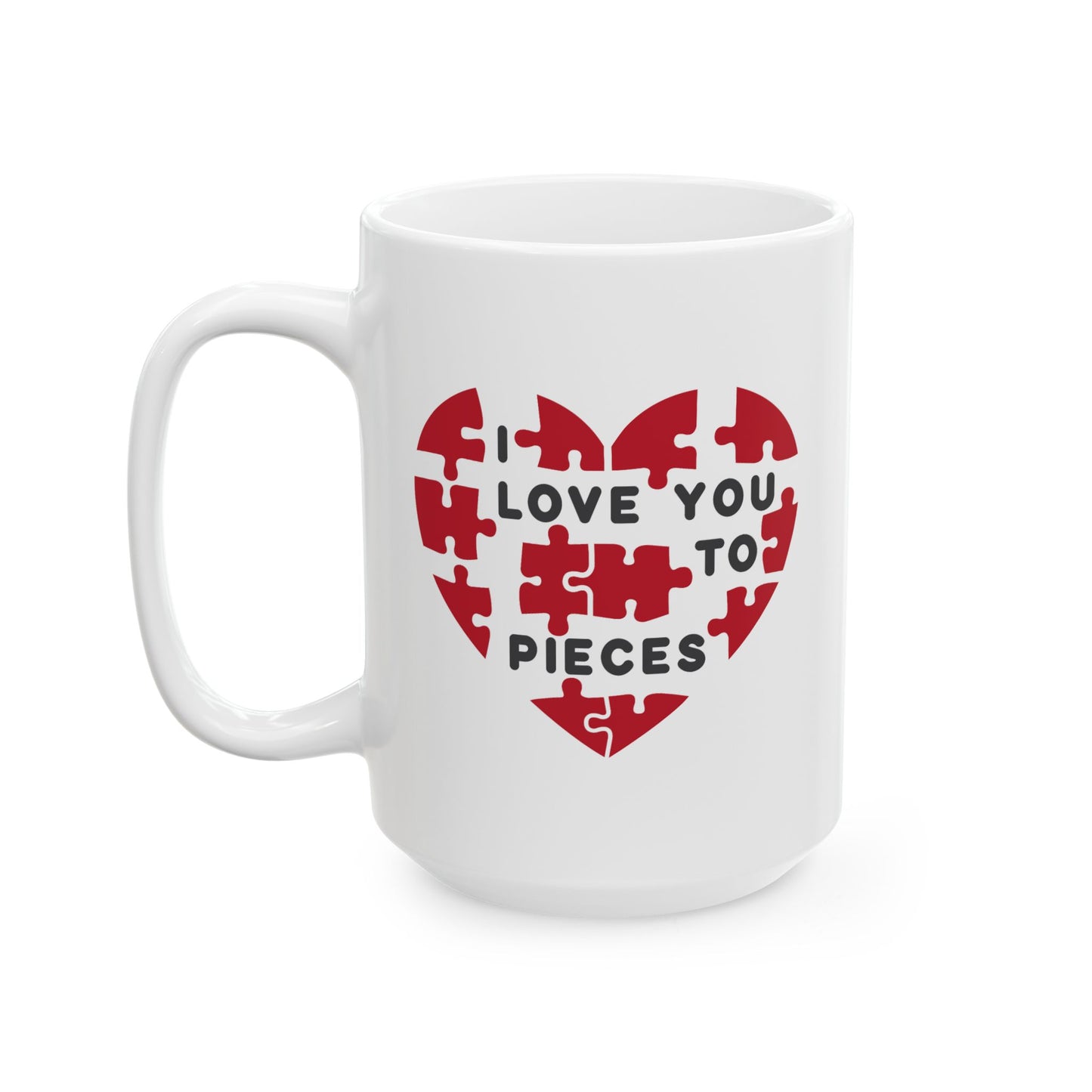 Anniversary Mug - I love You to Pieces Puzzle