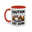 Animal Mug - Caution: Cat Zone