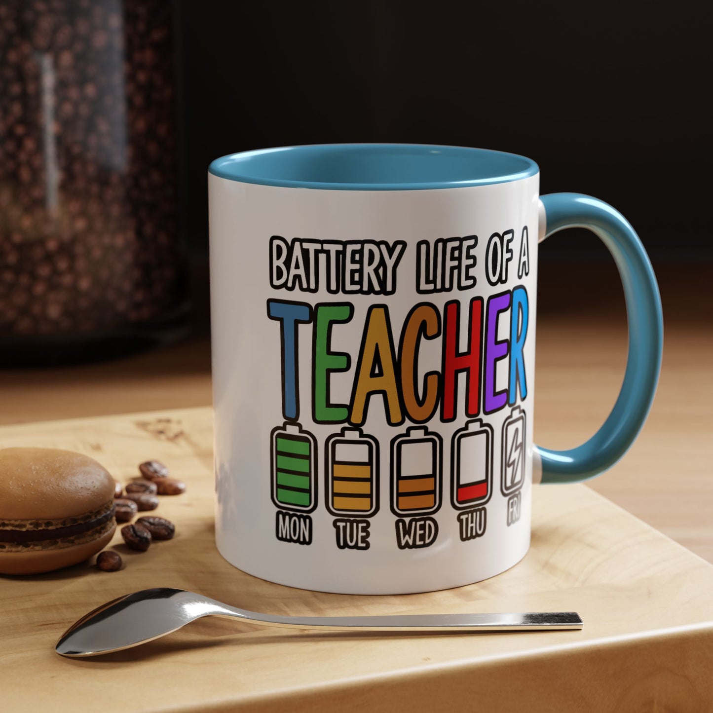 Office Mug - Battery Life of a Teacher
