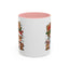 Christmas Mug - Merry Christmas Red & Green Text Reindeer Snowman