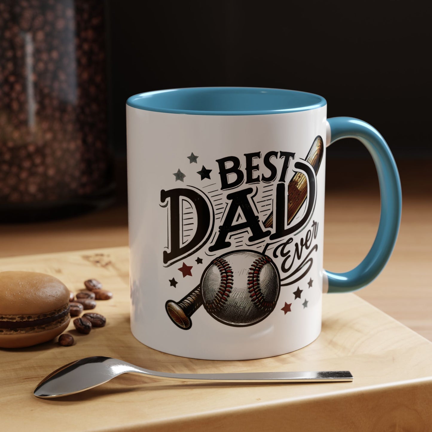 Father's Day Mug - Best Dad Ever Baseball
