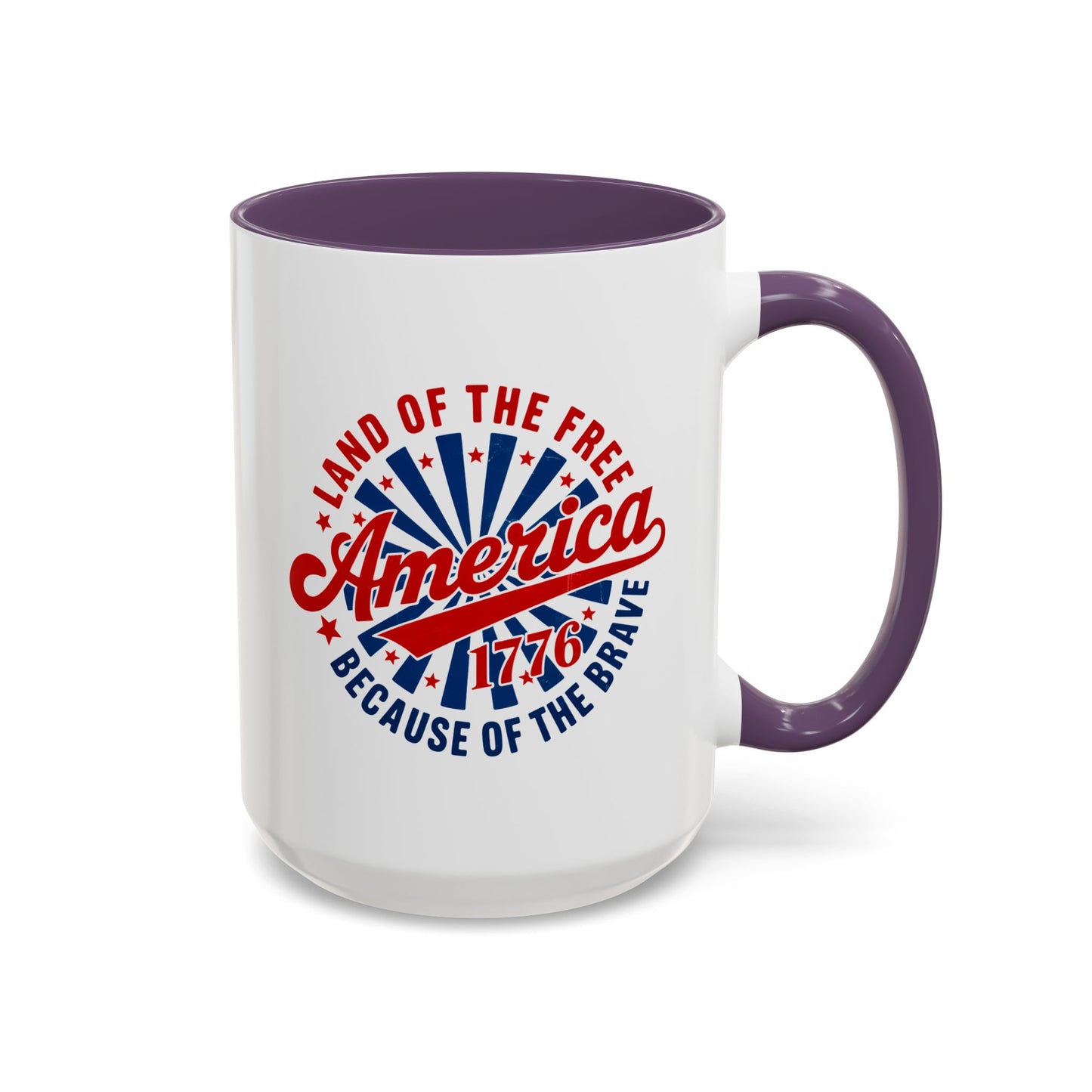 4th of July Mug - America 1776 Land of the Free