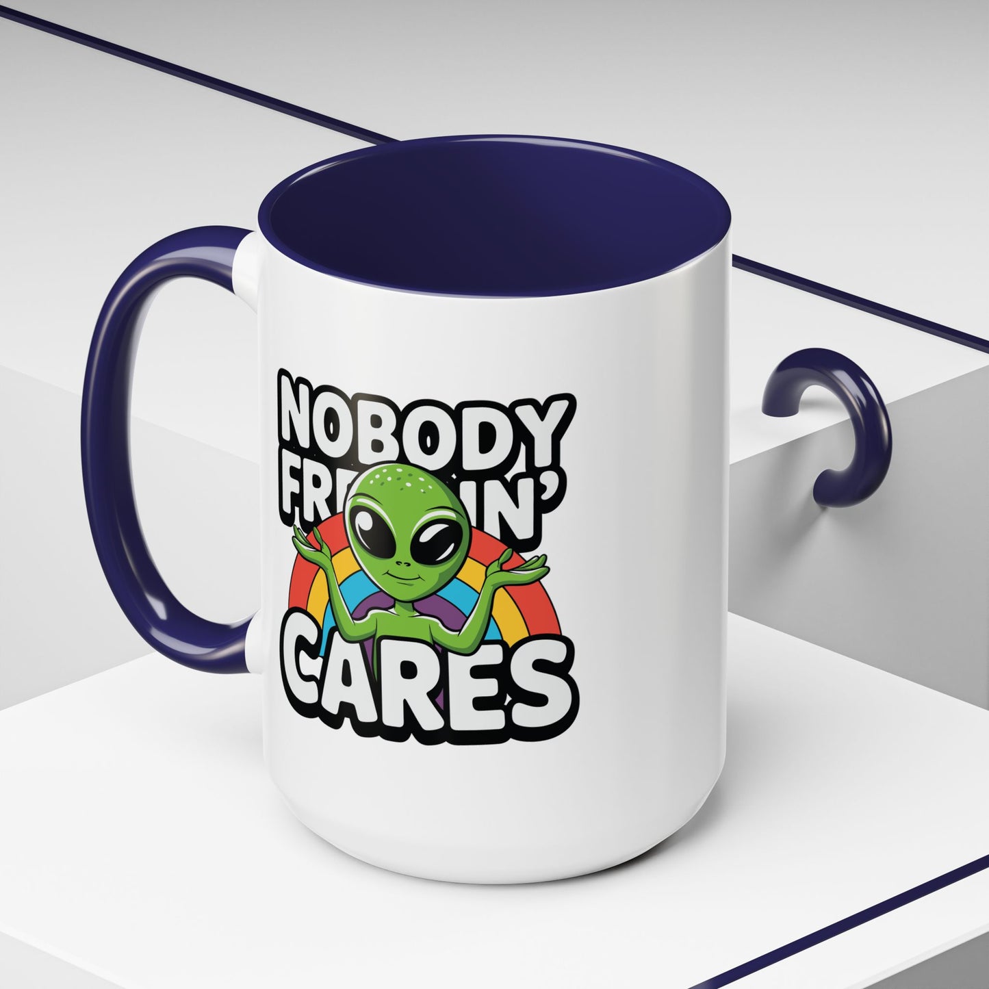 Alien Mug - Nobody Freakin Cares