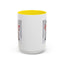 Christmas Mug - Merry Christmas Red Text Puppy Red Top