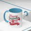 Christmas Mug - Red & Green Text Trumpet