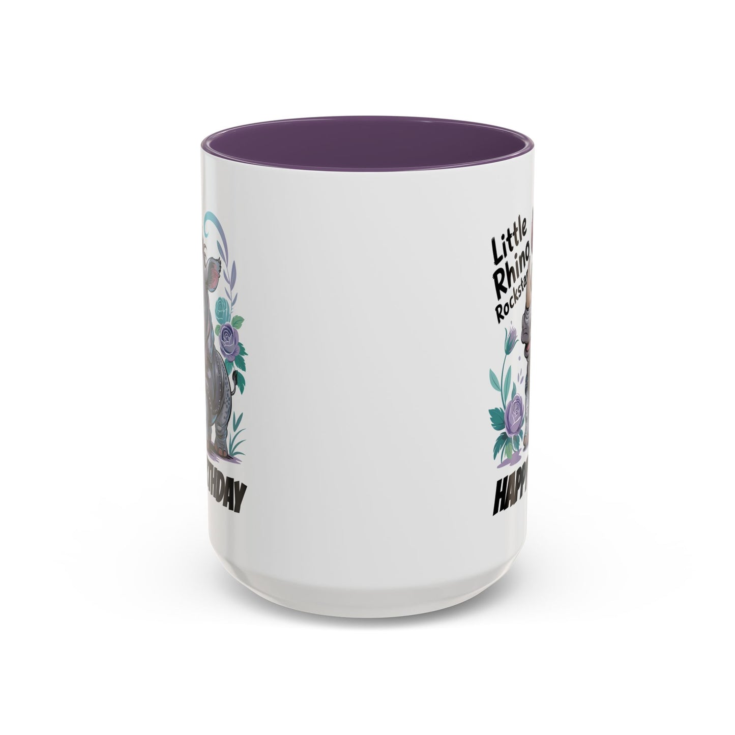 Birthday Mug - Happy Birthday Little Rhino Rockstar