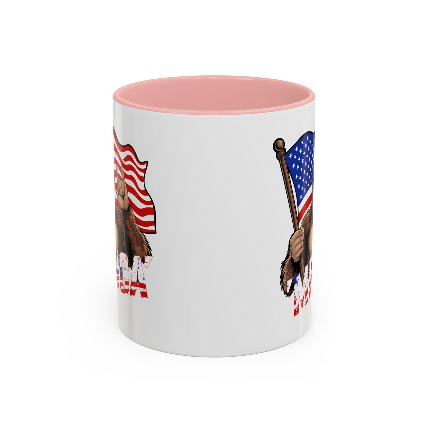 4th of July Mug - Bigfoot USA Flag