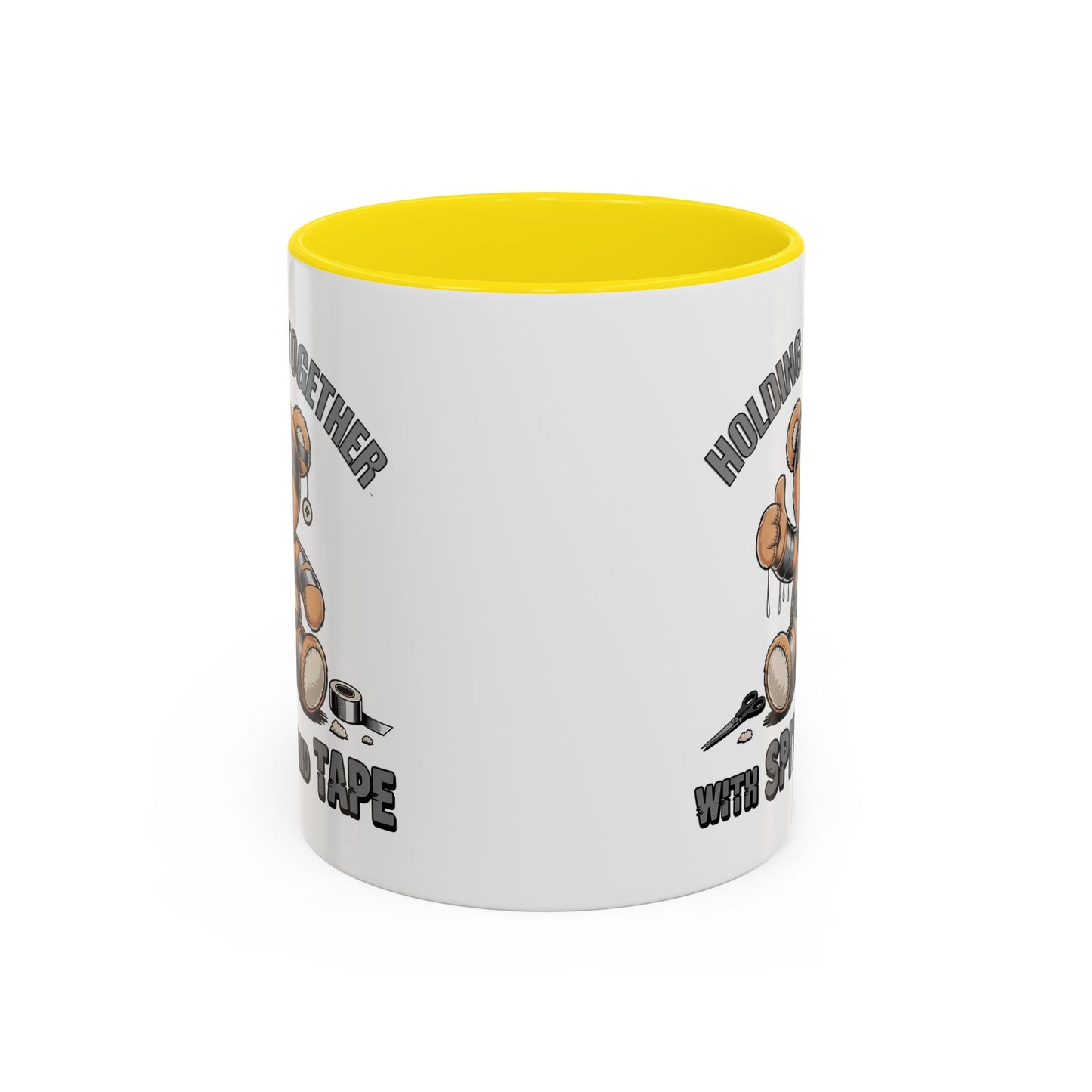 Humor Mug - Holding It Together With Spite & Tape