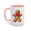 Christmas Mug - Smiling Gingerbread Man 2
