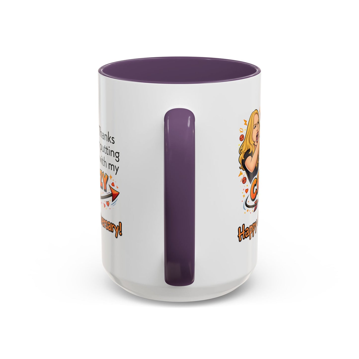Anniversary Mug - Thanks For Putting Up