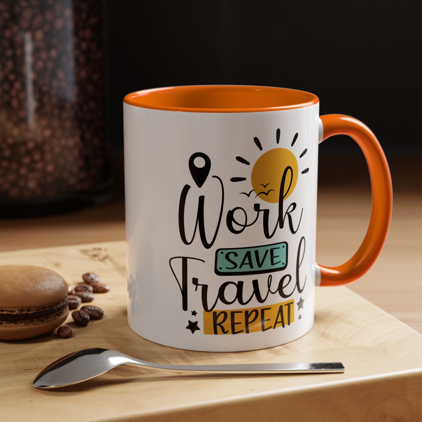 Adventure Mug - Work Save Travel Repeat