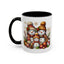 Christmas Mug - Gold Snowman Family