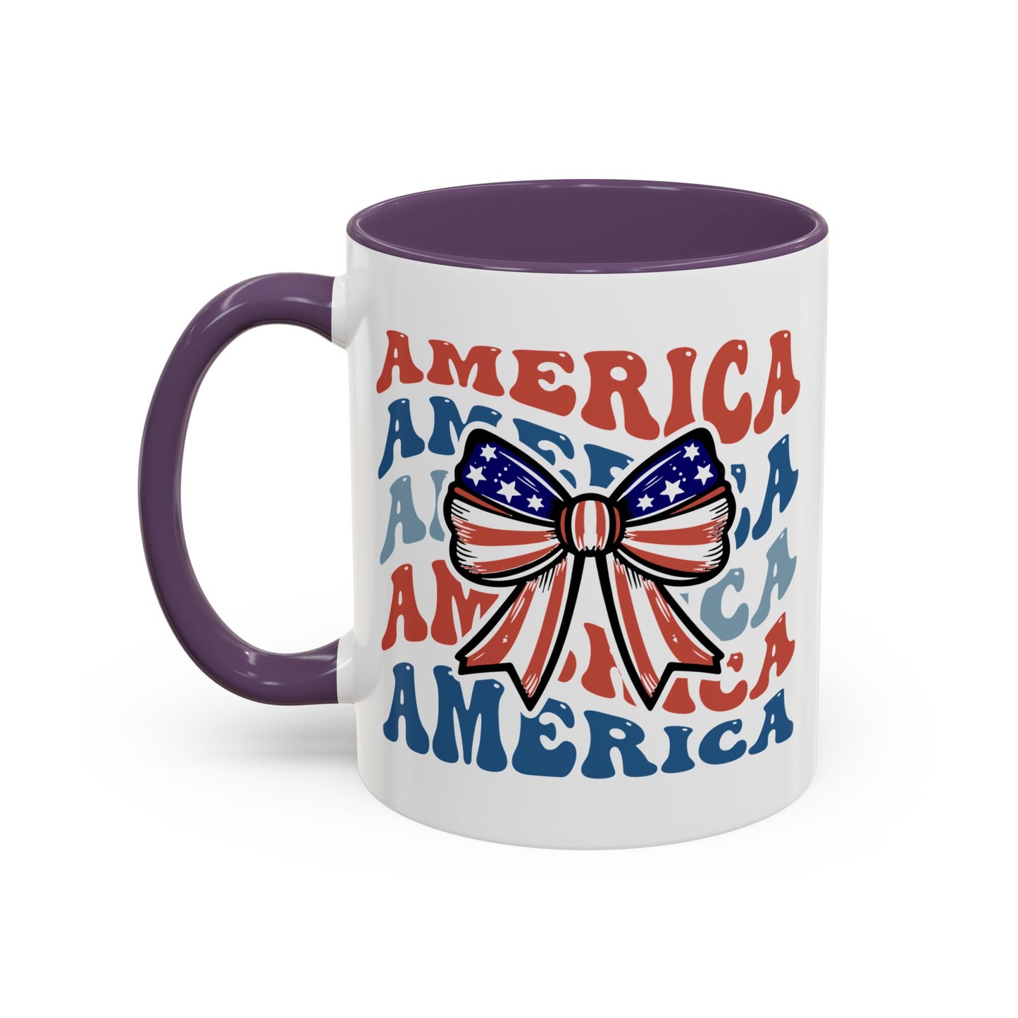 4th of July Mug - America Bow