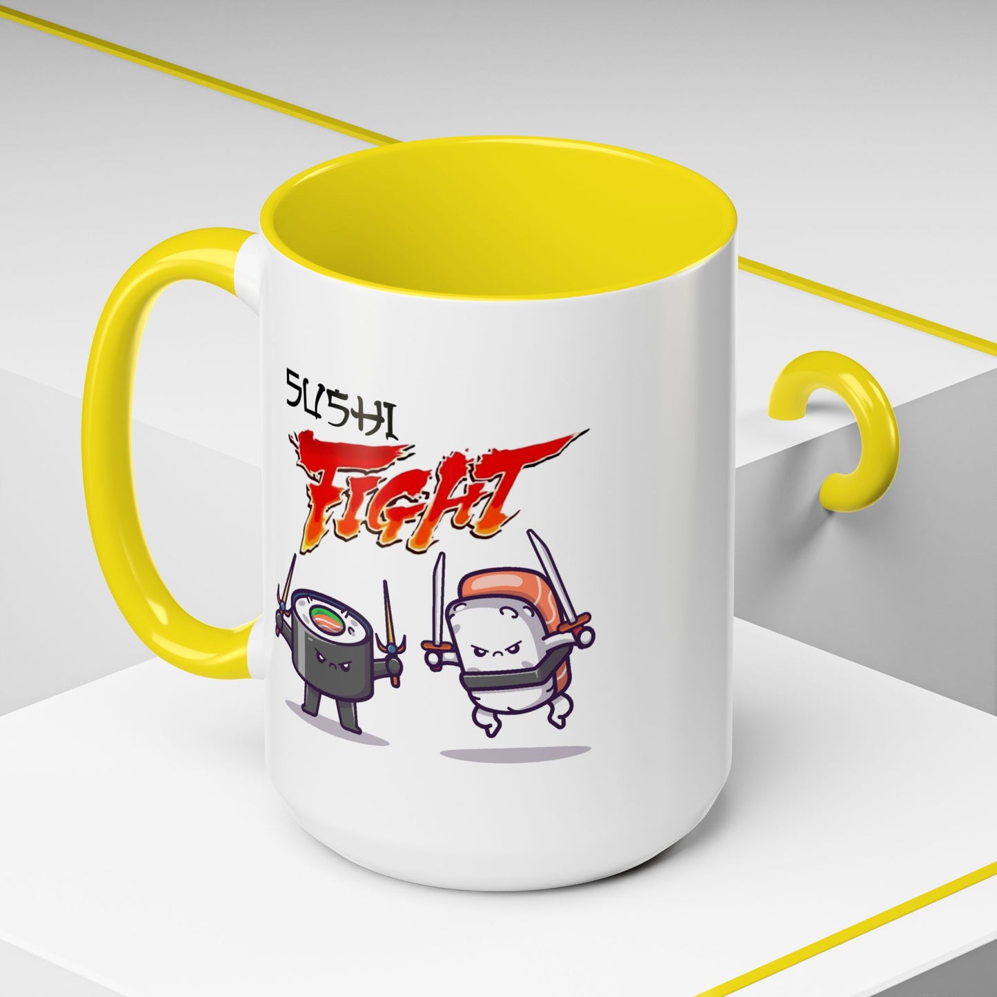 Humor Mug - Sushi Fight