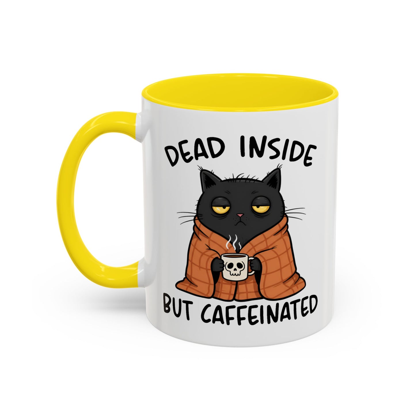 Animal Mug - Dead Inside But Caffeinated