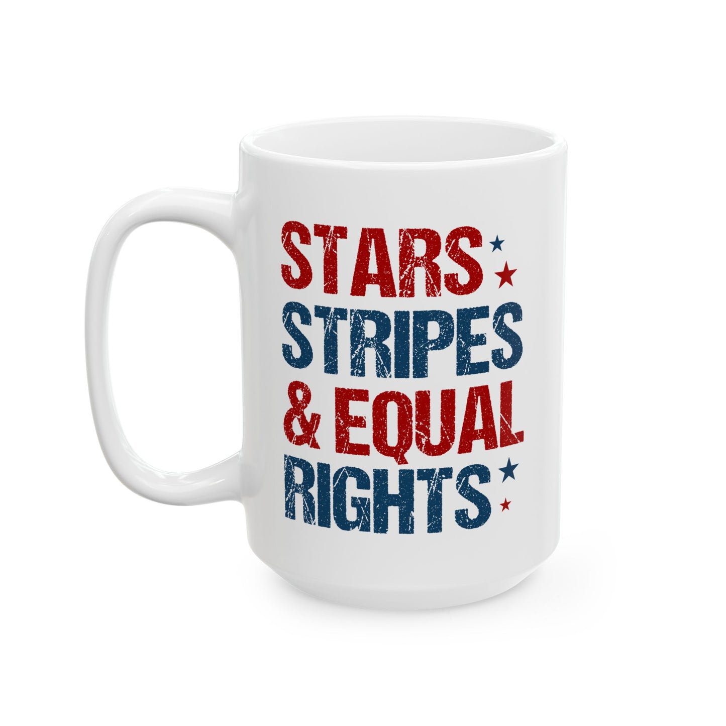 4th of July Mug - Stars Stripes & Equal Rights