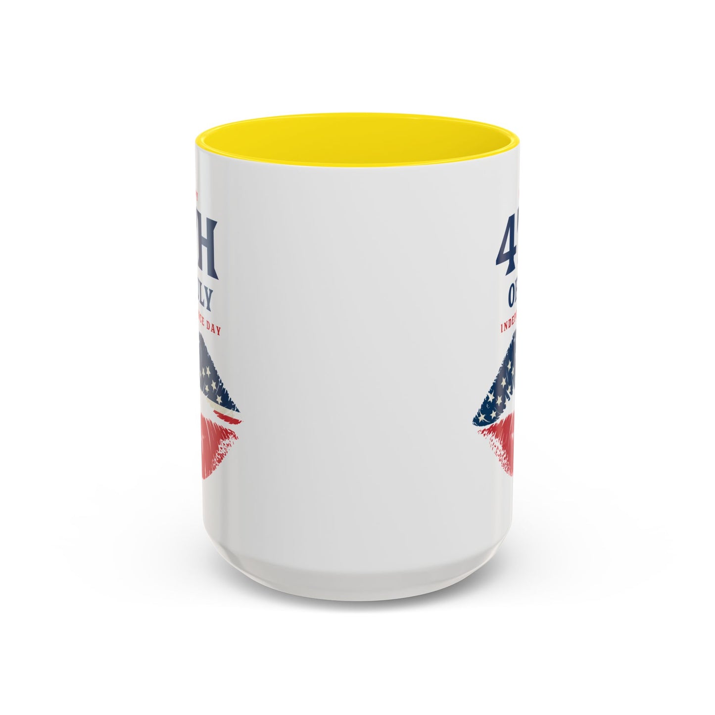 4th of July Mug - Happy 4th of July Flag Lips