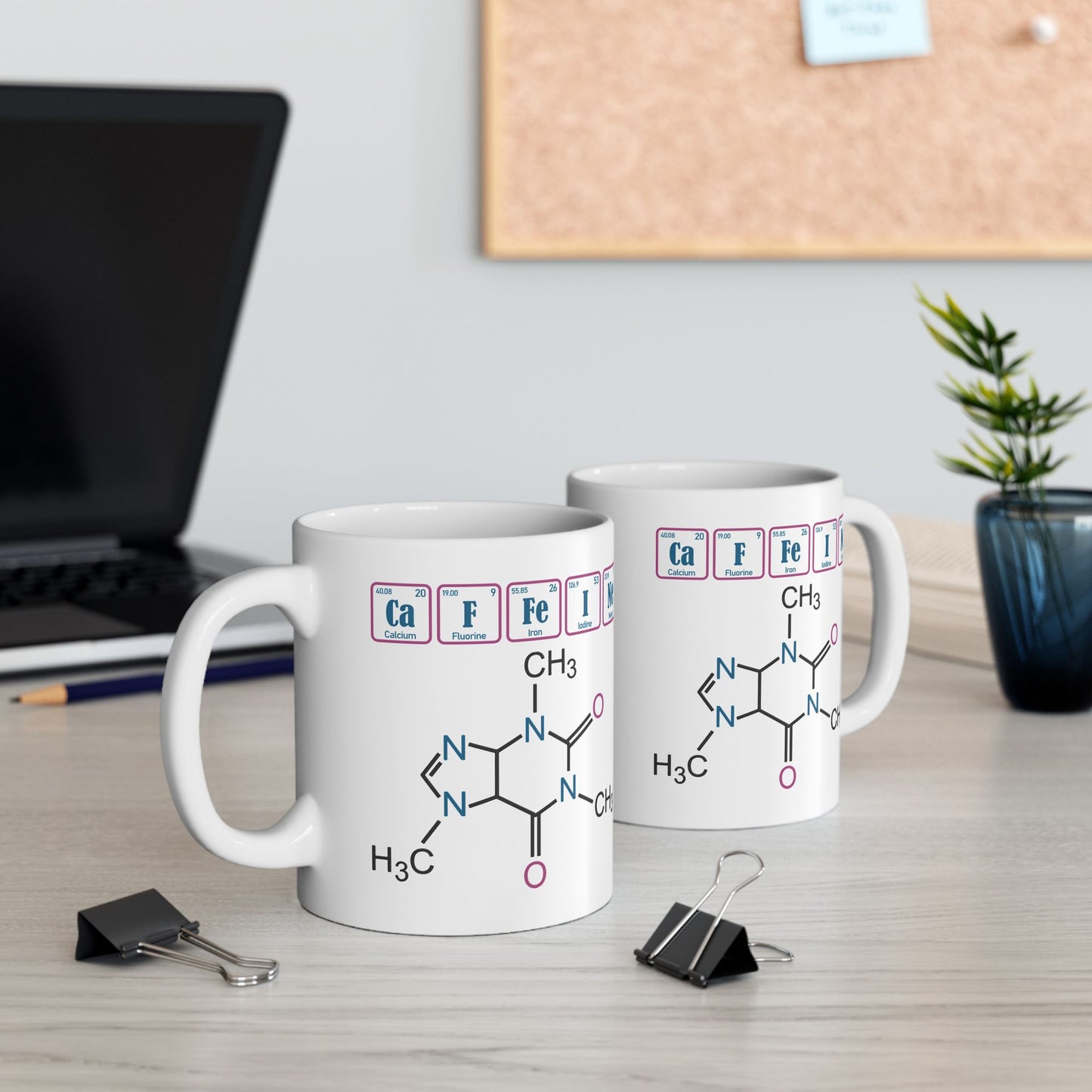 Humor Mug - Caffeine Molecule