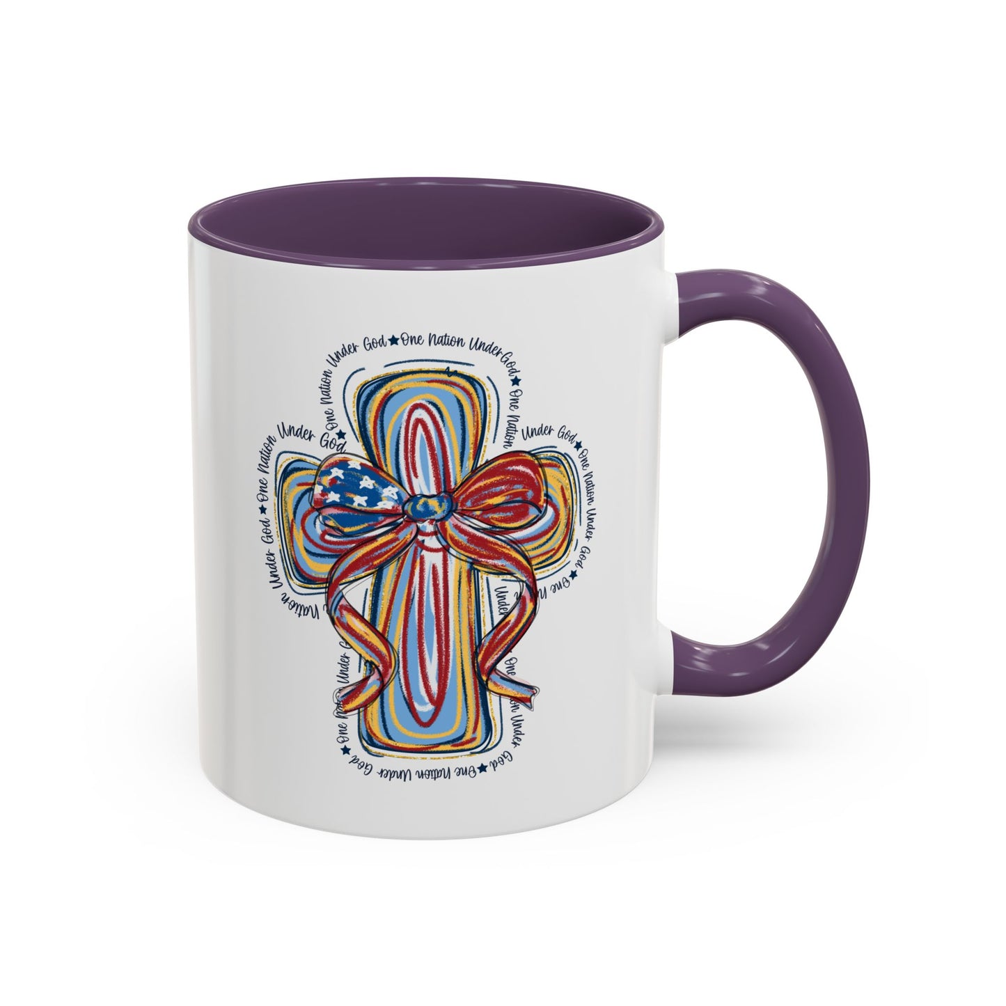 4th of July Mug - Christian Cross Bow