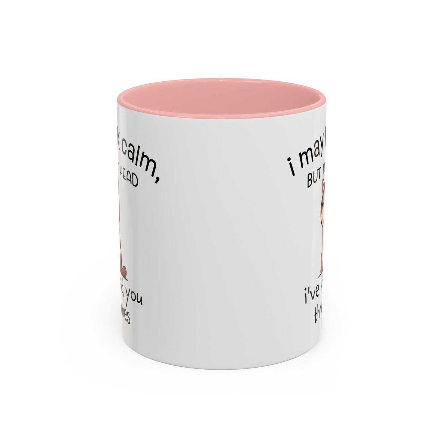 Adult Mug - I May Look Calm Cat