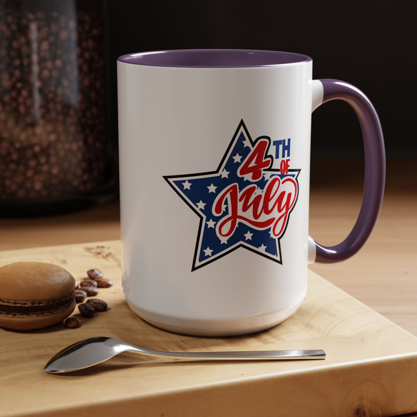 4th of July Mug - 4th of July Star Flag