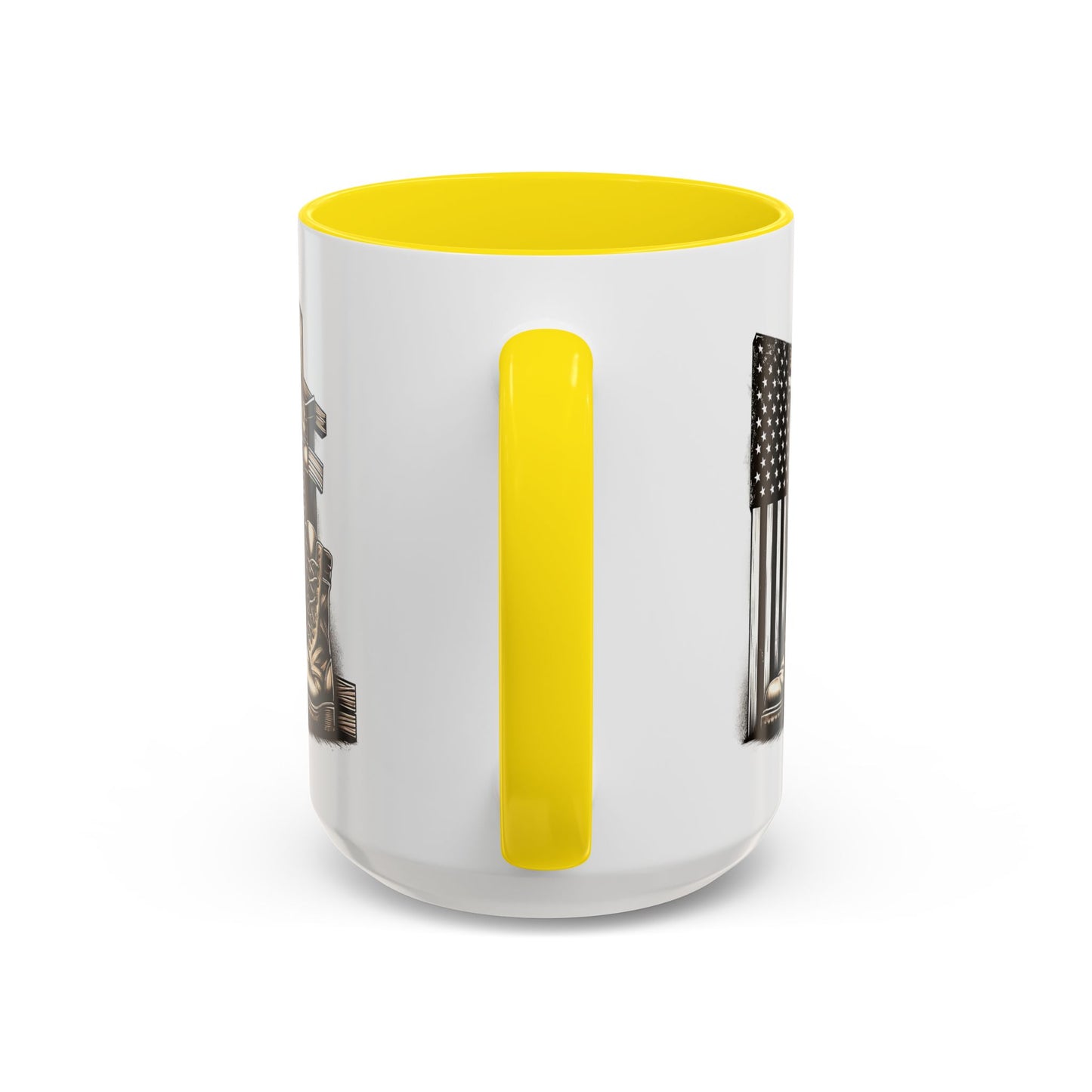 4th of July Mug - Fallen Soldier Boots Flag