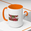 Christmas Mug - Merry Christmas Red & Green Text Hats Candy Canes