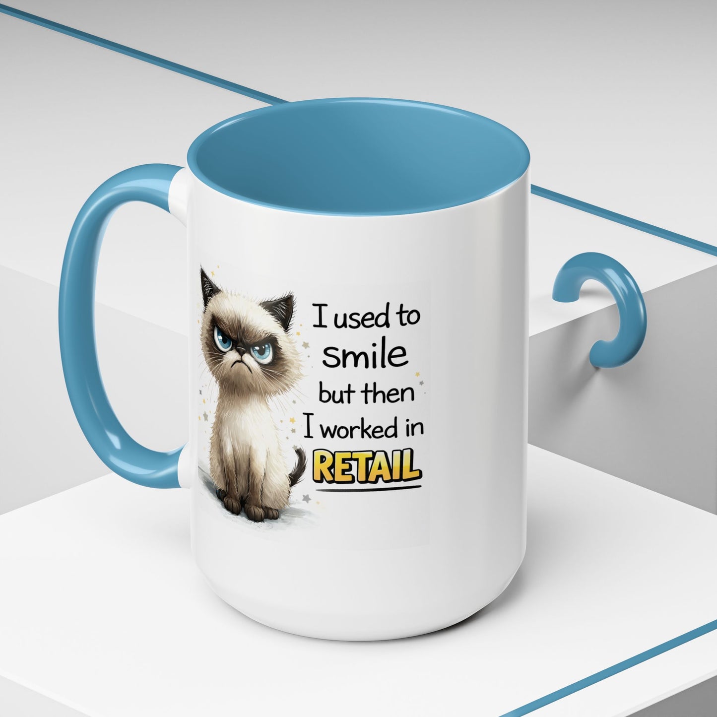 Humor Mug - I Used To Smile