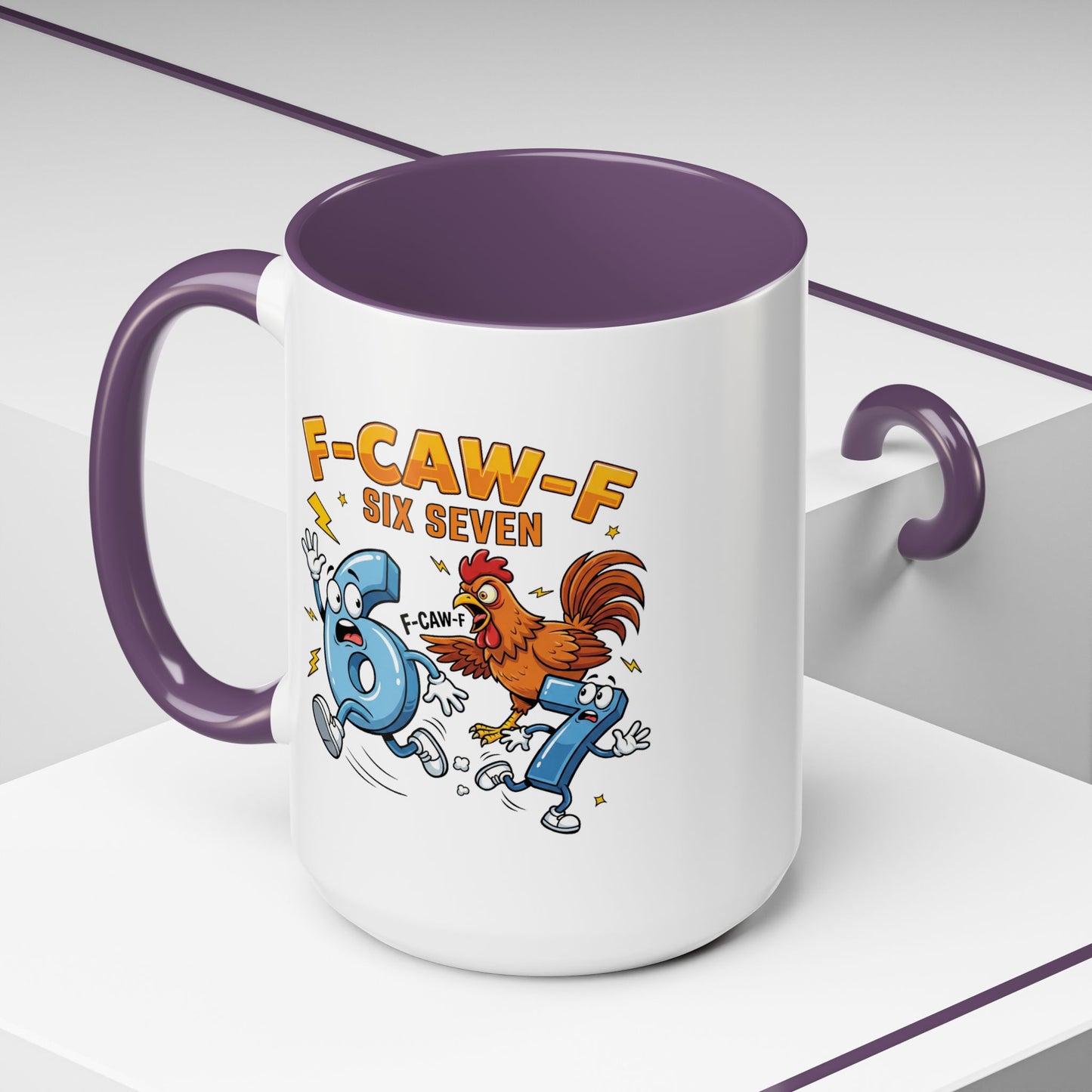 Humor Mug - F-CAW-F Six Seven