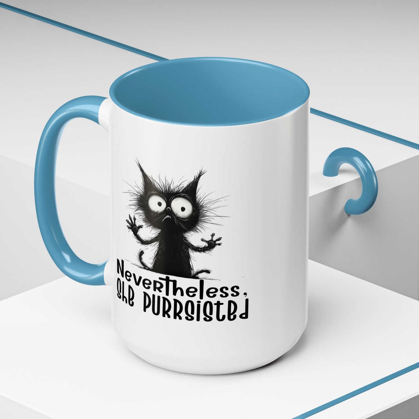 Animal Mug - Nevertheless, She Purrsisted