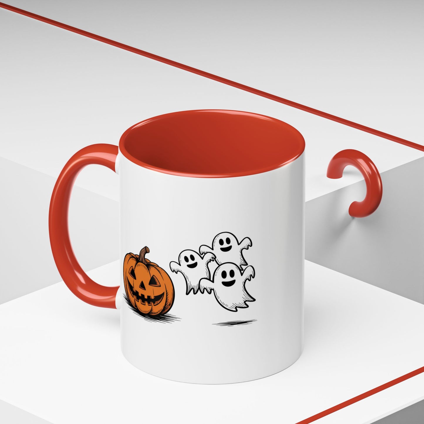 Halloween Mug - Pumpkin & Ghosts