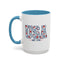 4th of July Mug - USA EST 1776 Floral